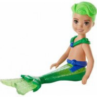 Papusa Barbie Chelsea Dreamtopia baiat sirena verde