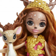 Papusa Queen Daviana si figurina Grassy EnchanTimals Royal