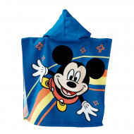 Prosop de plaja tip poncho Mickey Mouse 55 x 55 cm