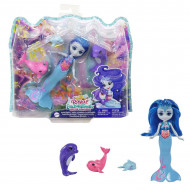 Set de joaca Dolinda Dolphin si familia de delfini Enchantimals Royal Ocean Kingdom