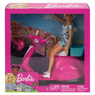 Set de joaca Papusa Barbie cu scuter