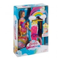 Set de joaca Papusa Barbie si leaganul magic Dreamtopia