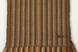 Pepito ručno tkan šal zemljanih tonova
