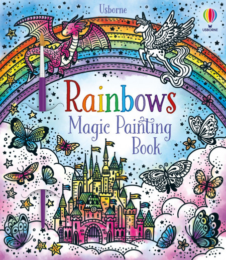 Carte de pictat doar cu apa, Rainbows Magic Painting Book