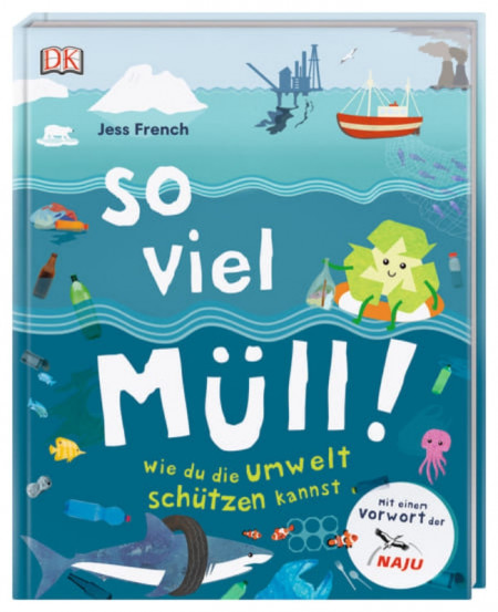Carte despre protejarea mediului, Cat gunoi! So viel Müll! dK, 7+