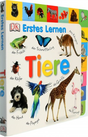 Carte in limba germana, primele cuvinte, Erstes Lernen : Tiere, DK, 12+