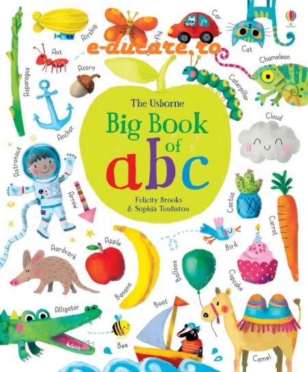 Carte pentru copii in limba engleza, Big book of ABC, usborne