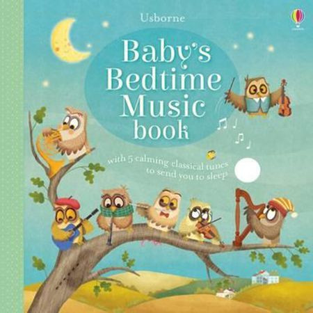 Carte sonora pentru bebelusi, Baby's Bedtime Music Book, Usborne