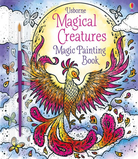 Magical creatures magic painting book