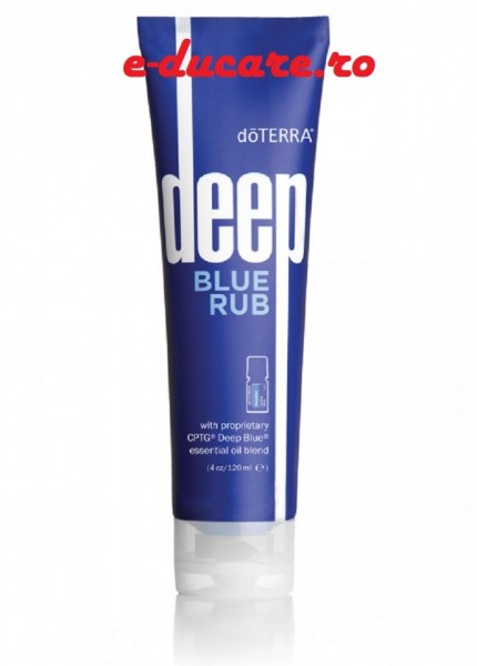 Crema deep Blue Rub doTERRA, folosita si de catre sportivii de performanta