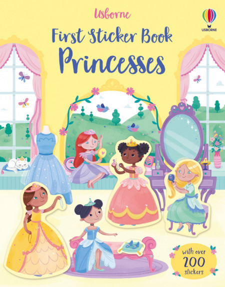 First Sticker Book Princesses, Usborne, 3+