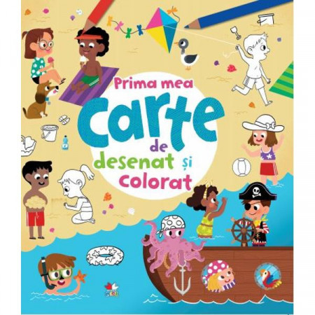 Prima mea carte de desenat si colorat, Litera
