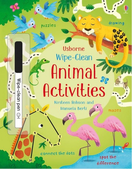 Wipe-clean animal activities, scrie si sterge la nesfarsit