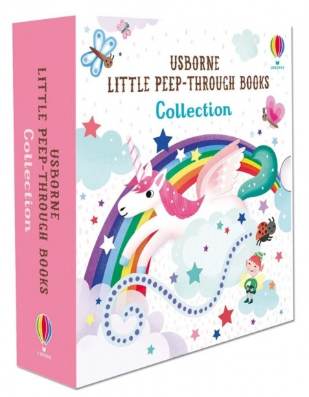 Little peep-through collection, set de 3 carti senzoriale pentru copii, usborne