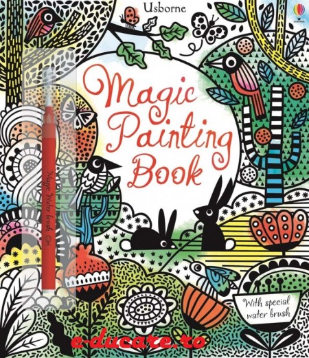 Magic painting book, carte magica de pictat doar cu apa, usborne