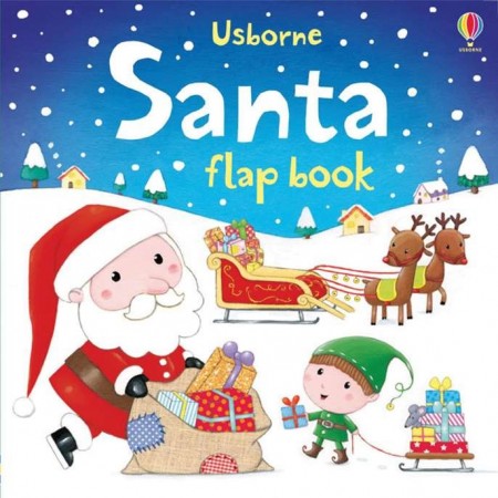Santa flap book, christmas, usborne