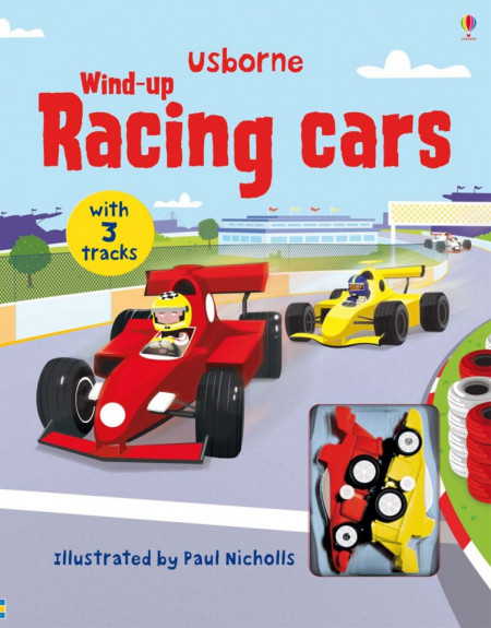 Carte cu jucarie, Wind-up racing cars, Usborne