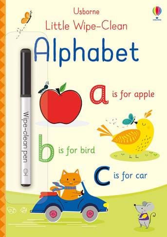Carte de tip scrie și șterge la nesfârșit Little wipe-clean alphabet