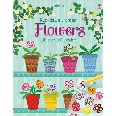 Carte "Flowers", cu coperta tare, 5 ani+, Usborne