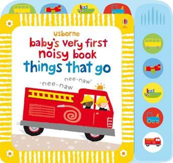 Carte sonora Baby’s very first noisy book things that go