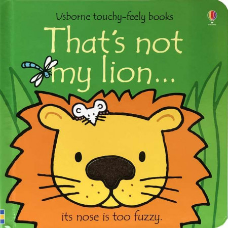 Carte senzorială, That’s not my Lion, usborne