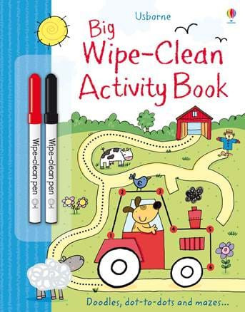 Marea carte de tip scrie și șterge la nesfârșit Big wipe-clean activity book