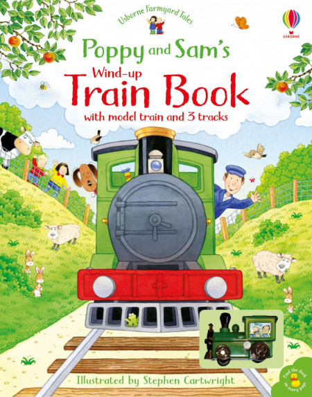 Poppy and Sam's Wind-up Train Book, Usborne, 3+
