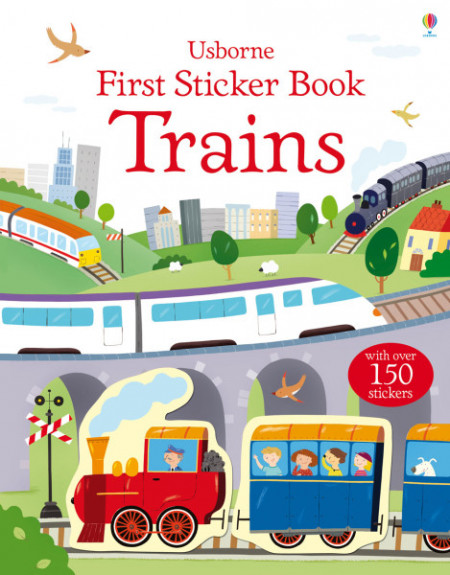 Trains first sticker book, Usborne
