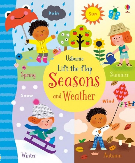 Carte cu multe clapete pentru copii curiosi, Lift-the-flap seasons and weather, Usborne