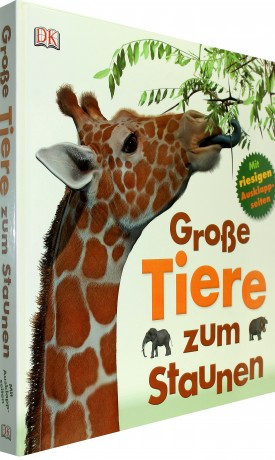 Carte in limba germana, cu animale uriase, Große Tiere zum Staunen, 4+, dK