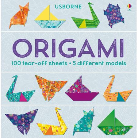 Carte "Origami: 100 tear-off sheets", 7 ani+, Usborne