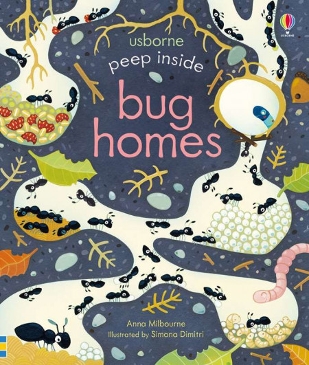 Peep inside bug homes, usborne