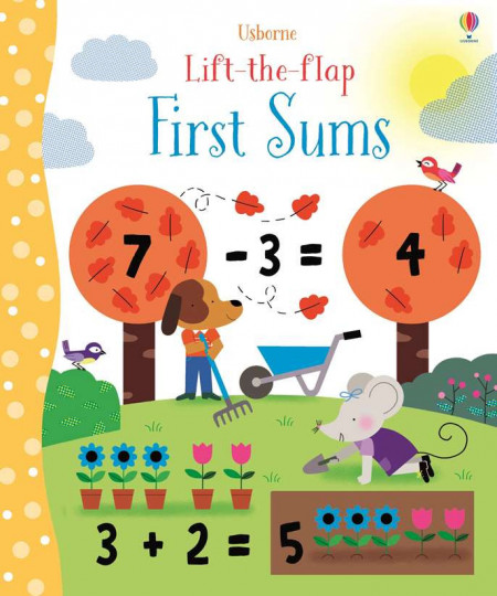 Carte cu multe clapete pentru copii curiosi, Lift the flap, first sums