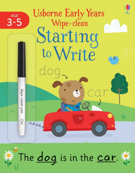 Carte de tip wipe and clean, Starting to Write, usborne