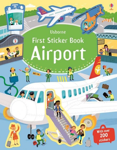 First sticker book airport, usborne