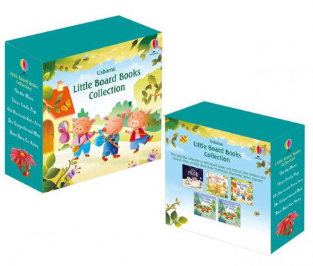 Set 5 cărți pentru copii, Little Board Books Collection, usborne, 1+