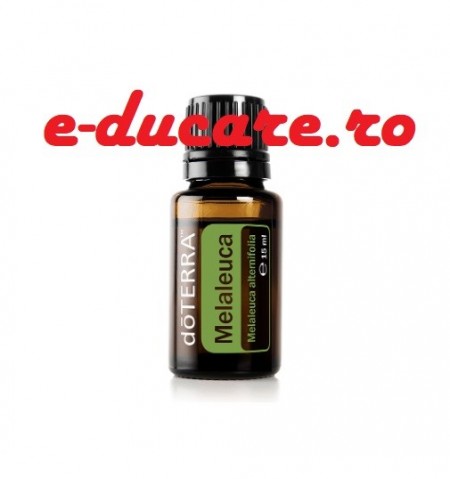 Ulei esential Melaleuca alternifolia, Tea tree, (Arbore de ceai), 15 ml, pentru curățarea și purificarea tenului, pielii și a unghiilor, imperfectiuni ale pielii, Doterra