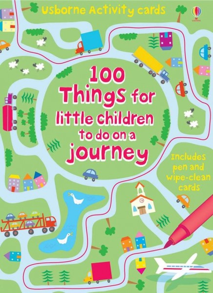 100 things for little children to do on a journey, wipe and clean cards