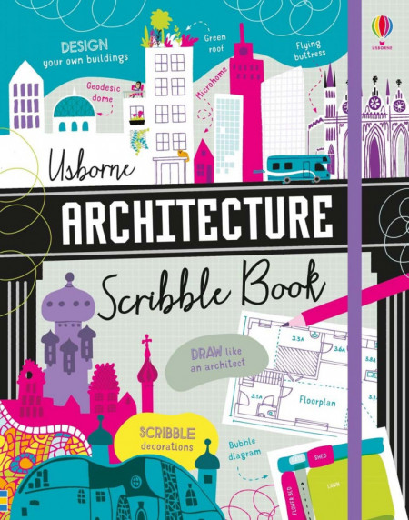 Architecture Scribble Book, usborne, 7+