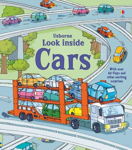 Carte cu multe clapete pentru copii curiosi, Look inside cars
