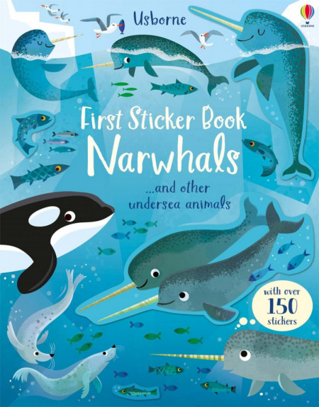 First Sticker Book Narwhals, Usborne