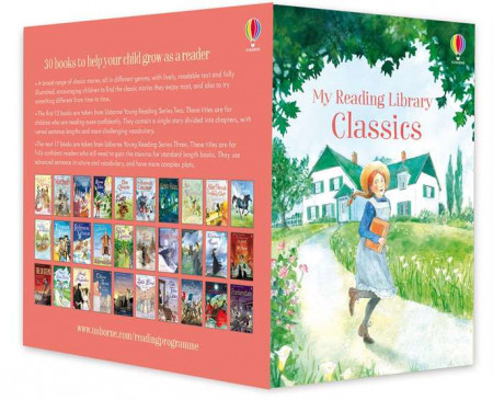 My classics reading library, pachet de 30 povesti clasice, usborne