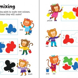 Carte cu multe clapete pentru copii curiosi, Lift the flap Colours, usborne