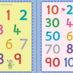 Carte de tip scrie și șterge, Little wipe-clean numbers