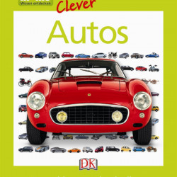 Carte in limba germana cu masini, memo Clever. Autos, DK, 8+
