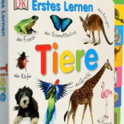 Carte in limba germana, primele cuvinte, Erstes Lernen : Tiere, DK, 12+