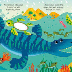 Carte sonora Dinosaur Sounds, Usborne, 3+
