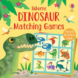 Joc educativ, Dinosaur Matching Games, Usborne, 2+