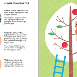 Rubber stamp activities garden