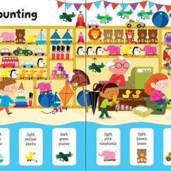 Carte cu multe clapete pentru copii curiosi, Lift the flap Colours, usborne